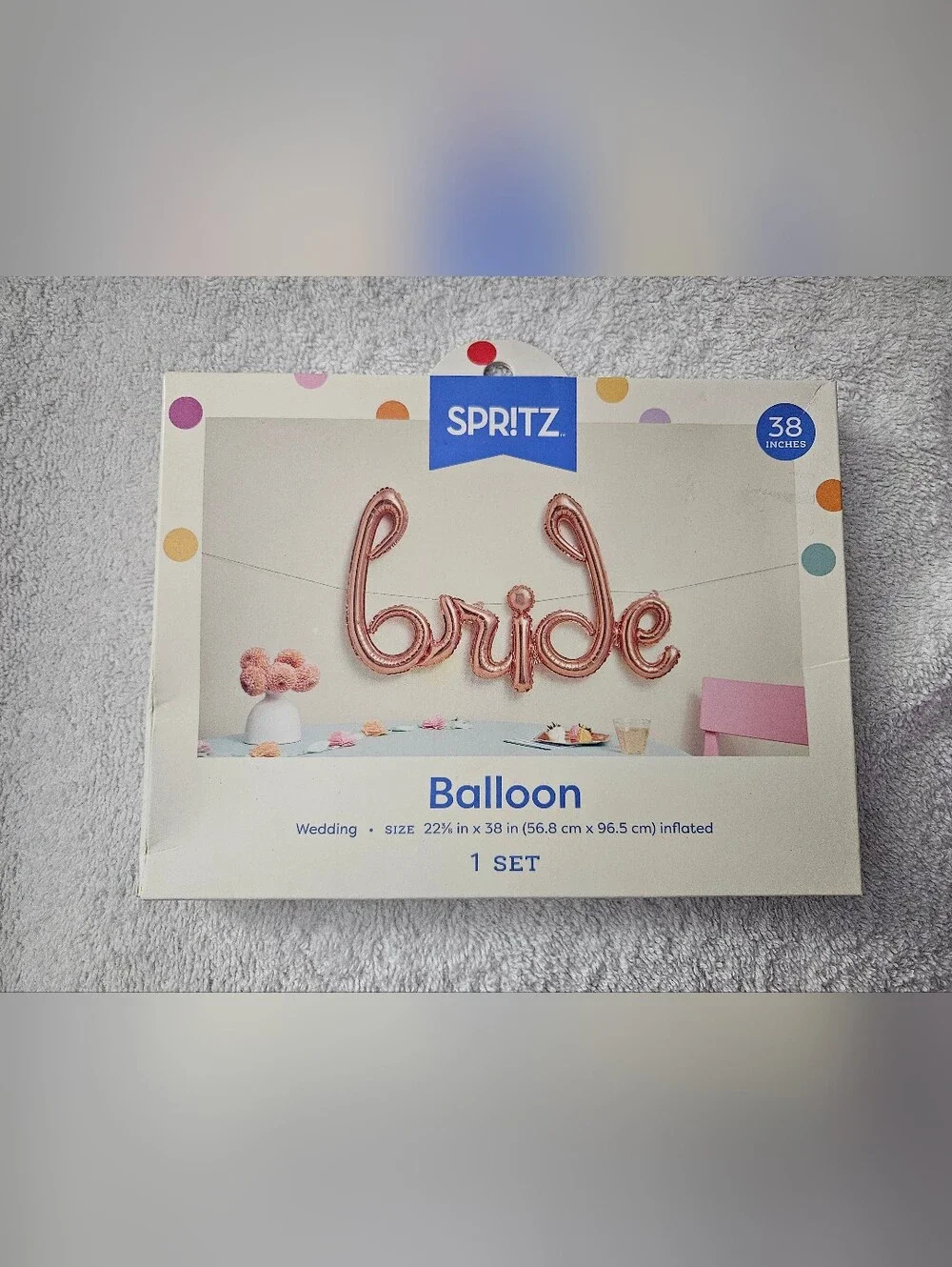 Spritz BRIDE Balloon Banner Kit 38